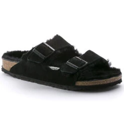 Birkenstock Arizona Shearling Suede Leather