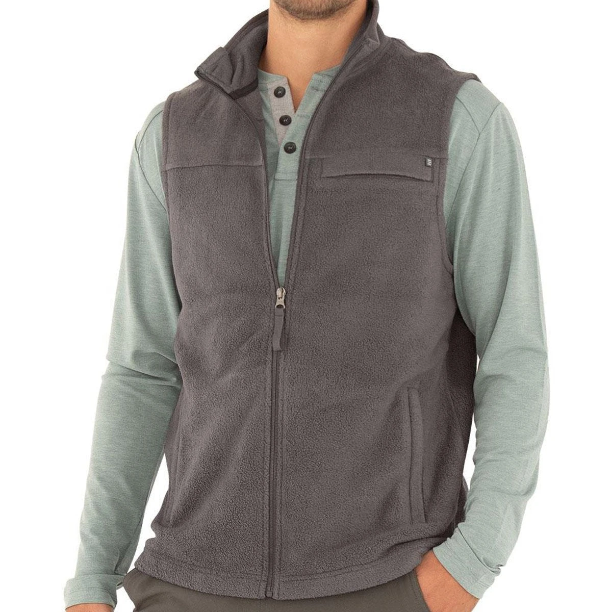 Men's Bamboo Polar Fleece Vest - Image 2