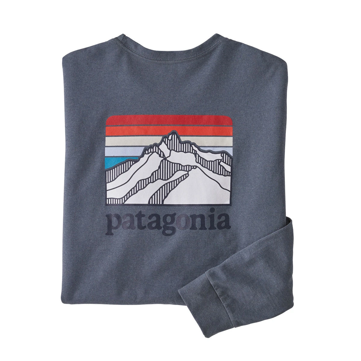 Patagonia Men's Long-Sleeved Line Logo Ridge Responsibili-Tee - Image 2