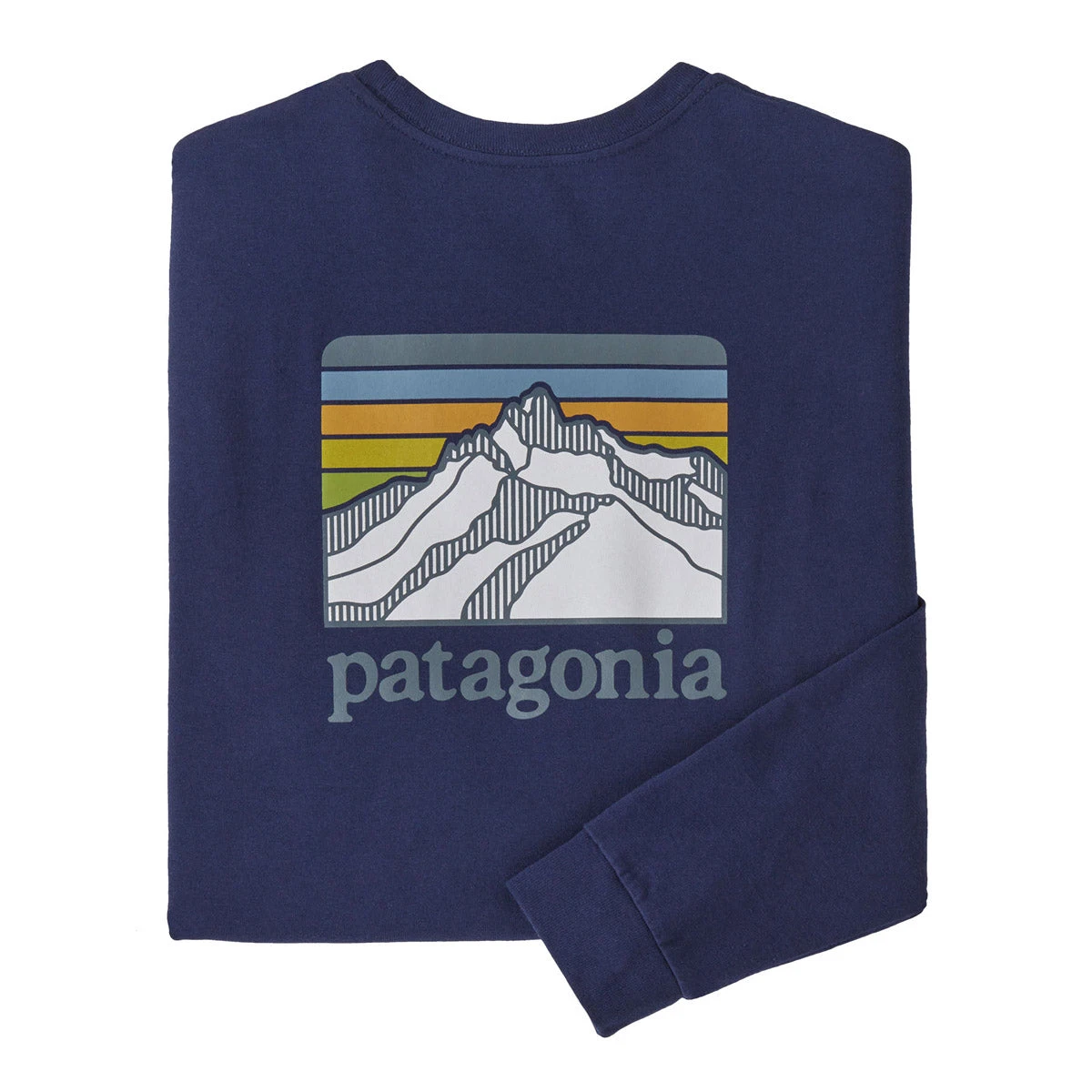 Patagonia Men's Long-Sleeved Line Logo Ridge Responsibili-Tee - Image 4