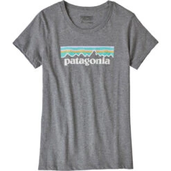 Patagonia Girls' Pastel P-6 Logo Organic T-Shirt