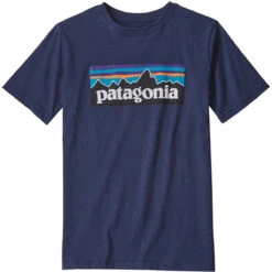 Patagonia Boys' P-6 Logo Organic Cotton T-Shirt
