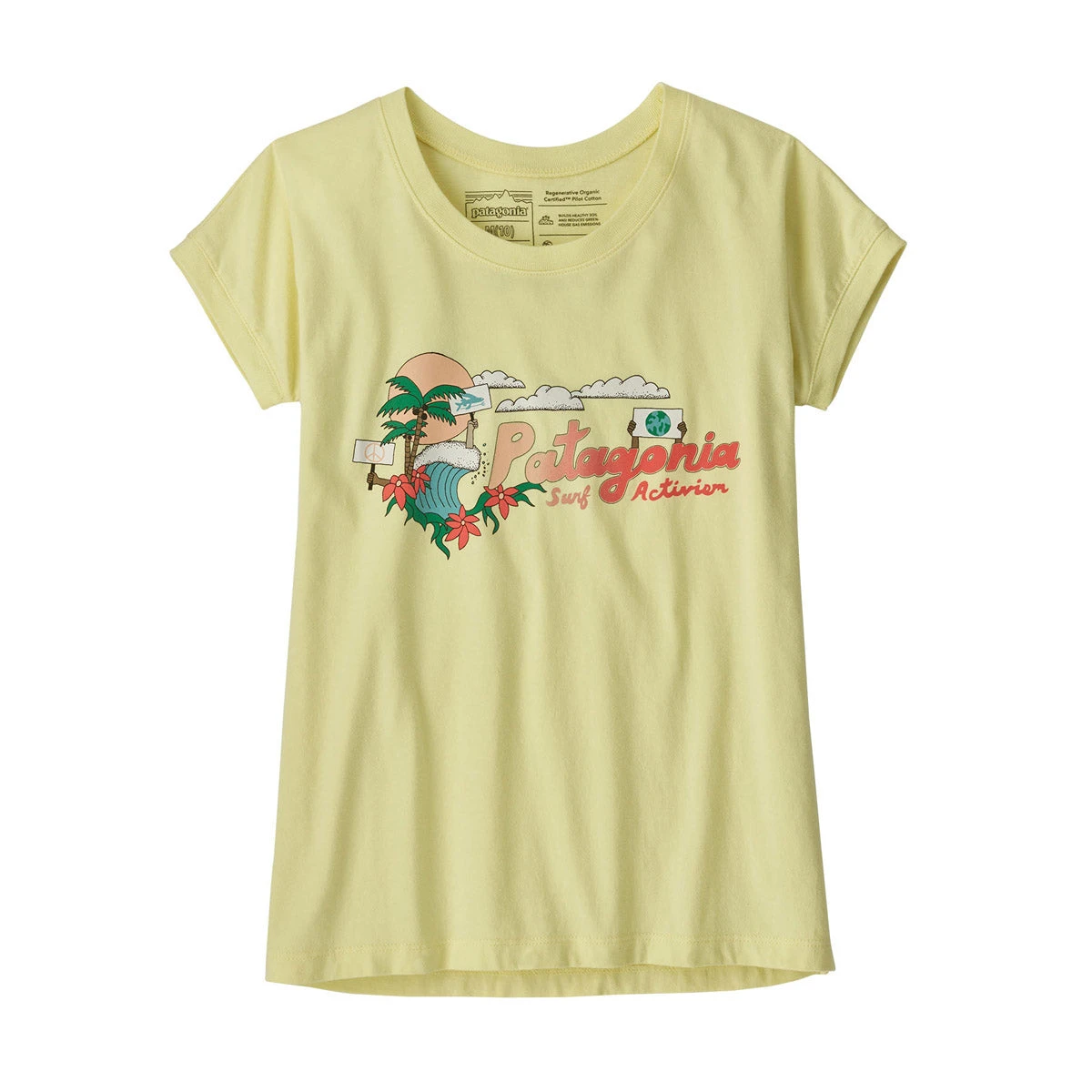 Patagonia Girls' Regenerative Organic Certified Cotton Graphic T-Shirt
