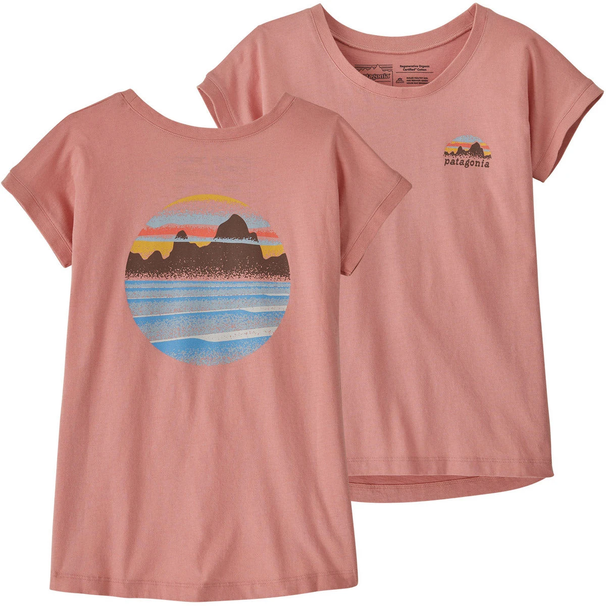 Patagonia Girls' Regenerative Organic Certified Cotton Graphic T-Shirt - Image 3